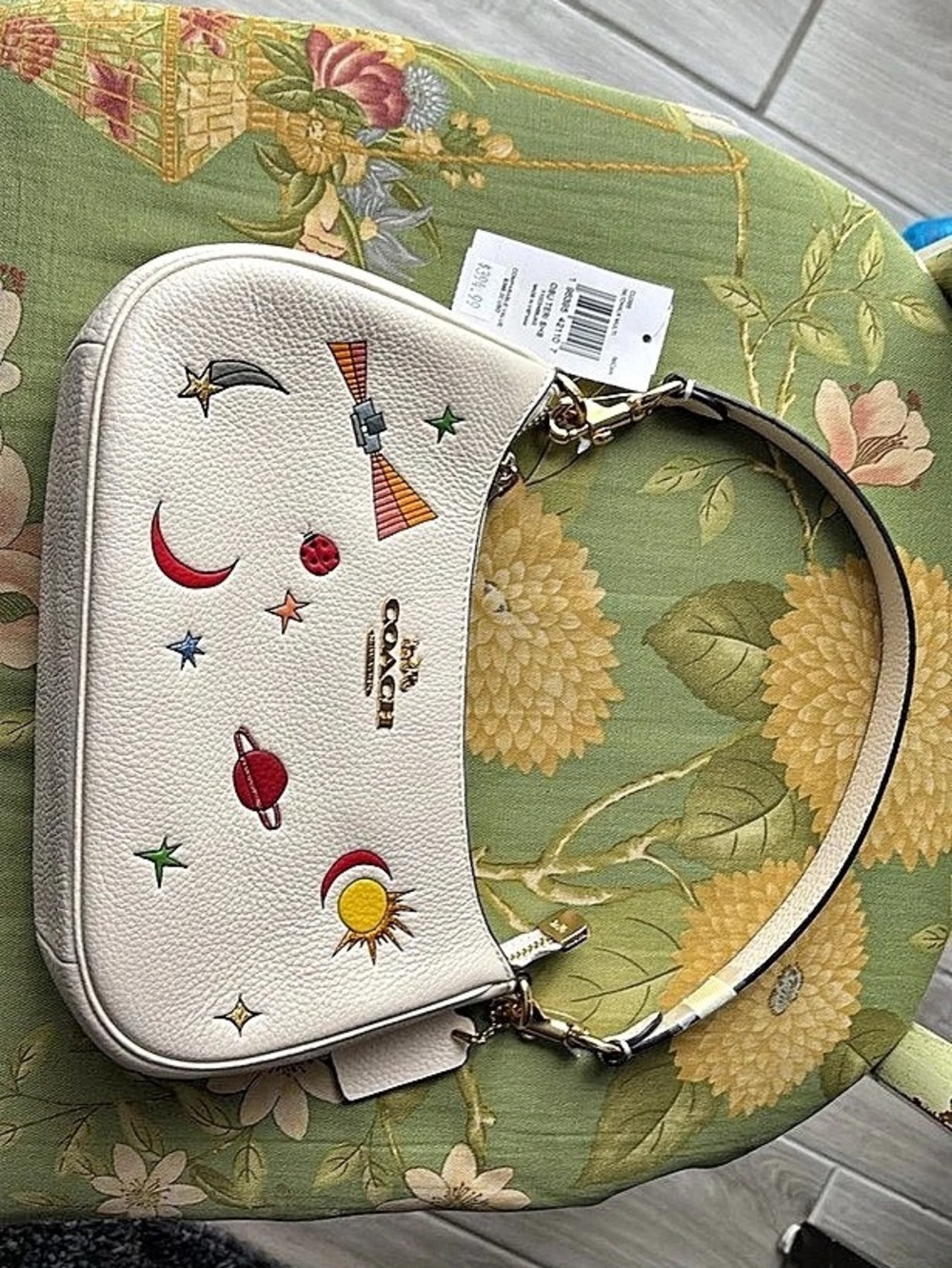 Coach NWT Chalk Celestial handbag